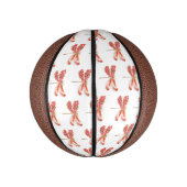 Bloemenlibel met sieraden sakura basketbal (Verticaal)