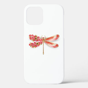 Bloemenlibel met sieraden sakura iPhone 12 pro hoesje