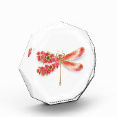 Bloemenlibel met sieraden sakura fotoblokken (Links)