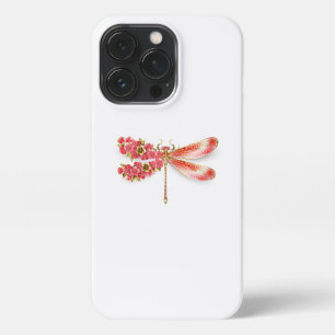 Bloemenlibel met sieraden sakura iPhone 13 pro hoesje