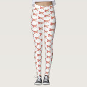Bloemenlibel met sieraden sakura leggings (Voorkant)