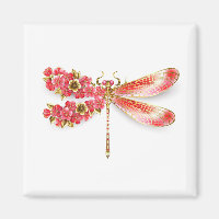 Bloemenlibel met sieraden sakura