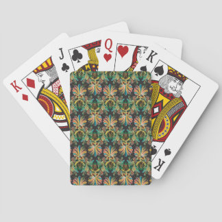 bloemenluxe behang pokerkaarten