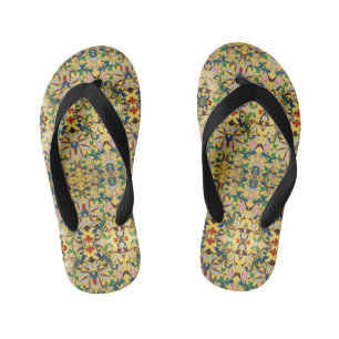 Bloemenmarkt Geel Wildflower Botanical Kinder Teenslippers