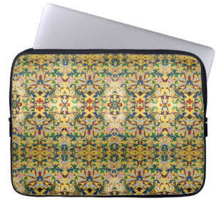 Bloemenmarkt Geel Wildflower Botanical Laptop Sleeve