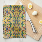 Bloemenmarkt Geel Wildflower Botanical Theedoek (Quarter Fold)