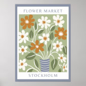 bloemenmarkt poster (Voorkant)