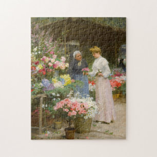 bloemenmarkt Victor Gabriel Gilbert Legpuzzel