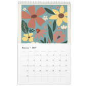 Bloemenmarktkalender kalender (Feb 2027)