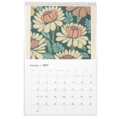 Bloemenmarktkalender kalender (Jan 2027)