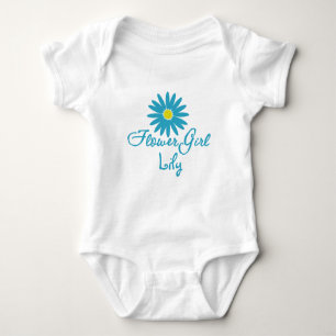 Bloemenmeisje/ Blauwe Daisy Romper