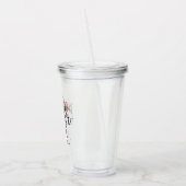Bloemenmeisje Bouquet Acryl Drinkbeker (Links)