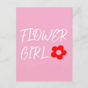 Bloemenmeisje Briefkaart