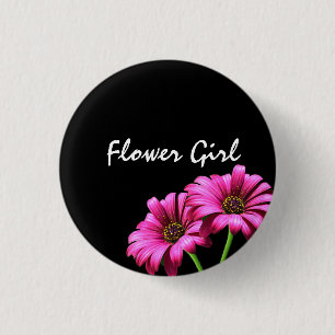 Bloemenmeisje Buttonnen van de van de douane Daisy Ronde Button 3,2 Cm