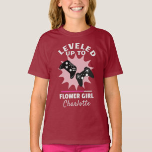 Bloemenmeisje Gamer Grappig T-shirt