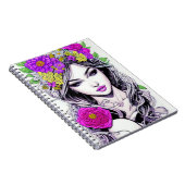 Bloemenmeisje Notitieboek (Rechterzijde)