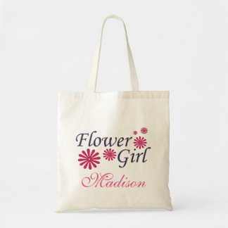 Bloemenmeisje Persoonlijke Canvas tas