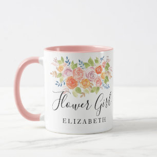 Bloemenmeisje Rose Bouquet Mok