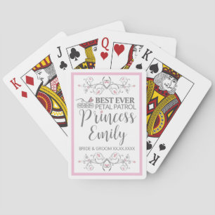 Bloemenmeisje-spelkaarten Pokerkaarten