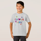 Bloemenmeisje T-shirt (Voorkant volledig)