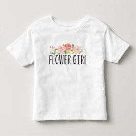 Bloemenmeisje Toddler T-shirt | Bridesmaid