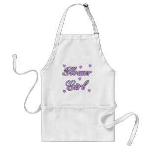 Bloemenmeisje Wedding Hearts Standaard Schort