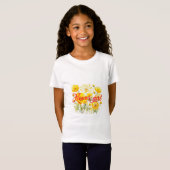 Bloemenmeisje Wildflowers T-shirt (Voorkant volledig)
