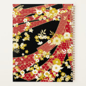 Bloemenmix Kimono patroon Planner (Achterkant)
