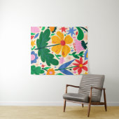 bloemenmixtape wandkleed (In Situ (horizontaal))