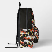 Bloemenmot vlinderpatroon bedrukte rugzak (Links)