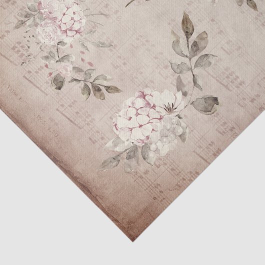 bloemenmuziek tissuepapier (Detail)
