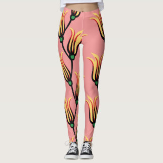 bloemennaadloos bloemenpatroon leggings