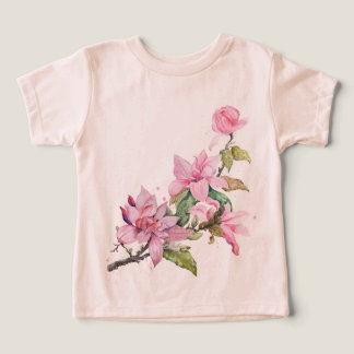 BLOEMENONTWERP T-SHIRT VOOR KINDEREN