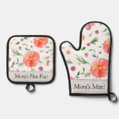  Bloemenoven Mitt & Pot Holder Set (Voorkant)