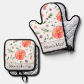  Bloemenoven Mitt & Pot Holder Set (Voorkant / Achterkant)