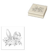 Bloemenpaasoor Rubberstempel (Gestempeld)