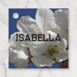 bloemenpapier servet bedankjes labels