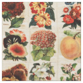 bloemenpatchwork patroon stof (Close Up)