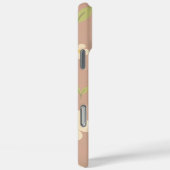 Bloemenpatroon | Achtergrond gedempt. Case-Mate iPhone Case (Achterkant / Rechts)