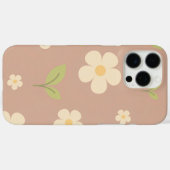 Bloemenpatroon | Achtergrond gedempt. Case-Mate iPhone Case (Achterkant (horizontaal))