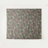 Bloemenpatroon achtergrond wandkleed (Voorkant (horizontaal))