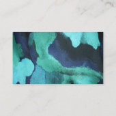 BLOEMENPATROON II voor interieurontwerper, decorat Visitekaartje (Achterkant)