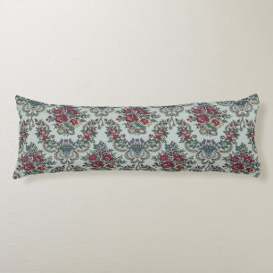 Bloemenpatroon Kleurrijke Trendy Bloemen en Blader Lichaamskussen