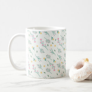 Bloemenpatroon Lente Bloemen Classic Koffiemok
