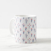 Bloemenpatroon Lente Bloemen Classic Koffiemok (Voorkant links)