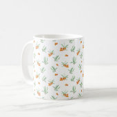 Bloemenpatroon Lente Bloemen Classic Koffiemok (Voorkant links)