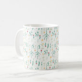 Bloemenpatroon Lente Bloemen Classic Koffiemok (Voorkant links)