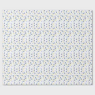 Bloemenpatroon met wilde bloemen en braamstruiken cadeaupapier