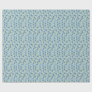 Bloemenpatroon met wilde bloemen en braamstruiken cadeaupapier