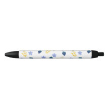 Bloemenpatroon met wilde bloemen en braamstruiken